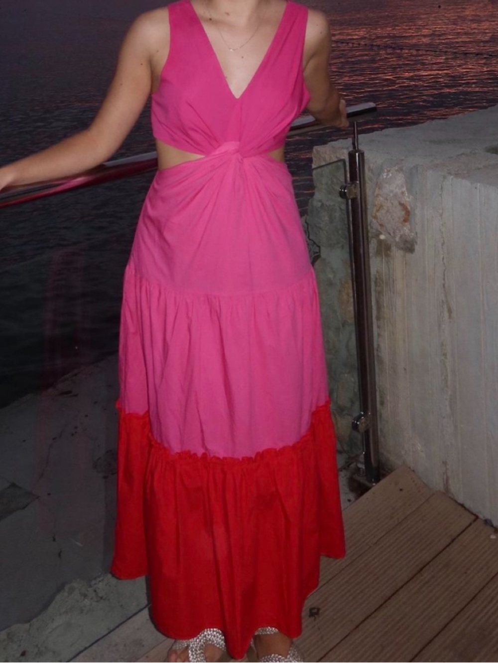 Endless Rose Pink and Red Maxi Dress